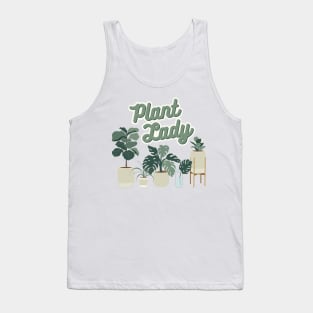 Plant Lady planting happiness with house plants Tank Top